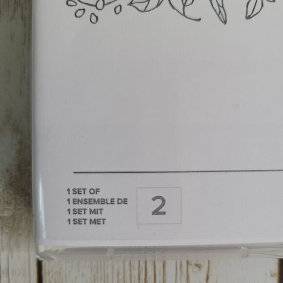 Stampin Up Framing Foliage Cling Stamp Set-NEW - Picture 4 of 12